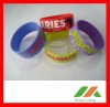 Wholesale Many Styles1 Inch width debossed silicone bracelet