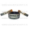 Wholesale gold fashion rubber bracelets