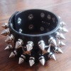 Wholesale Fashion Beaded bracelet/Studs Pu Punk wristband/Rock Leather Bracelets