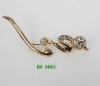 jeweled alloy brooch