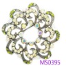 2010 fashion crystal flower brooch(MS0395)