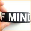 Wholesale fill color rubber bangle
