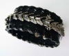 Leather bangle,Fashion leather bangle
