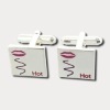 Wholesale cufflink, enamel cufflink, lip cufflink