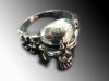 Wholesale Newest PUNk skull shape alloy metal finger rings