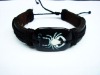 Wholesale Zodiac of cancer fashion bracelet leather