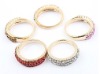 Wholesale fashion jewelry alloy rhinestones finger ring