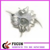 Wholesale flower brooches with feather