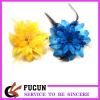 Wholesale unique flower brooches with feather
