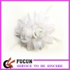 Wholesale unique flower brooches with feather