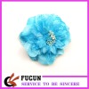 Wholesale unique flower brooches with feather