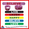 Wholesale 2011 popular silicone slap bracelet