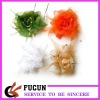 magnetic feather flower brooches