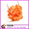 Wholesale New style orange handmade flower brooches