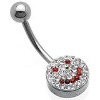 Wholesale (WS1217)Fashion 316L stainless steel navel body piercing jewelry