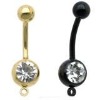 Wholesale (WS1215)Fashion 316L stainless steel navel body piercing jewelry