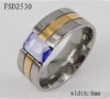 Wholesale 316 surgical stainless steel ring /stainless steel diamond ring