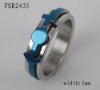 Wholesale 316L surgical stainless steel ring /Spinner ring
