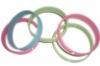 Custom Thin Silicon Bracelet in Various Colors
