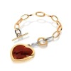 Fashion alloy heart Bracelet