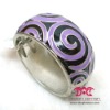 Fashion alloy enamel bangle