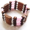 2011 new hot handmade wooden bead bracelet jewelry