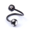 316 body jewelry with stone EYEBROW