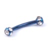 Wholesale 316 body jewelry with stone EYEBROW