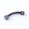 Wholesale 316 body jewelry with stone EYEBROW