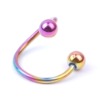 Wholesale 316 body jewelry with stone EYEBROW