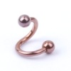 Wholesale 316 body jewelry with stone EYEBROW