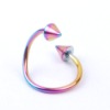Wholesale 316 body jewelry with stone EYEBROW