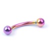 Wholesale 316 body jewelry with stone EYEBROW