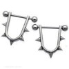 Wholesale (WS1151)316L Stainess Steel Nipple Body Piercing