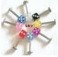 Wholesale (WS871)Fashion Dice Labret Body Piercingjewelry