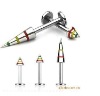 Wholesale fashion stainless steel body jewelry,lip piercing,lip body jewelry