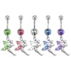 Wholesale CZ Fairy Dangle Belly Ring