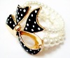 bowknot pearl bracelet