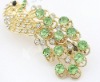 Rhinestone Hair Pins ,Peacock Shape Hair Pin ,H-001