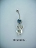 Wholesale fashion body jewelry acrylic belly ring