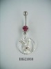 Wholesale fashion body jewelry play boy navel belly ring