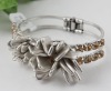fashion silver and crystal bracelet