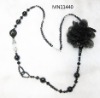 Wholesale costume beaded flower necklace