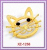 Wholesale Rhinestone Cat Brooch