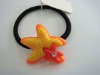 Wholesale Lovely pentagramJelly Elastic Band Children Hair Accessories