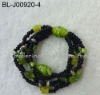 Wholesale Charming New design bracelet GREEN/BLACK