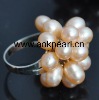 Wholesale AR015 Fashion grape pearl ring
