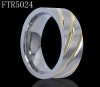 Titanium band rings