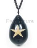 Wholesale New fashion necklace--Real starfish,black background