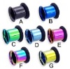 Wholesale Titanium anodized single flare ear expander body plug piercing tunnel jewelry